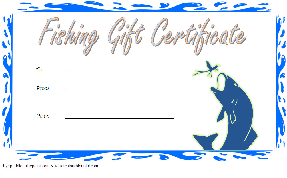 Fishing Gift Certificate Template Free Editable (2024 Tremendous Waves): Charter, Trip, Microsoft Word, PDF, deep sea, printable, new designs.