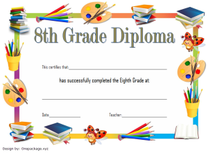 Read more about the article 8th Grade Graduation Certificate Template Free Printable (Accomplishments Unfolded)
