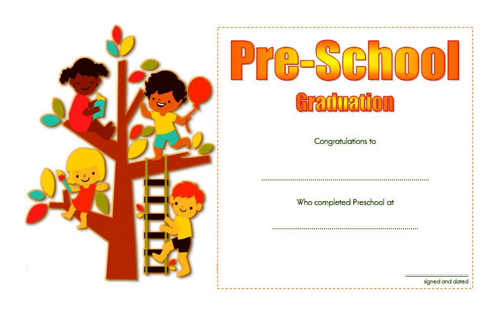 Daycare Graduation Certificate Template Free Printable (100 Stars Shine Bright): completion, diploma, Microsoft Word, PDF, customizable, editable.