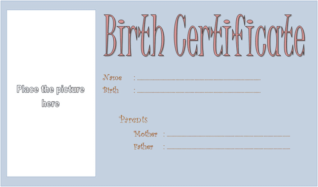 Free Printable Dog Birth Certificate (Barking Up The 2024 Certificate): editable, customizable template, Microsoft Word, PDF, pet, animal, puppy.