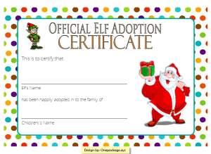 Read more about the article Elf Adoption Certificate Free Printable (Spread 2024 Holiday Cheer)