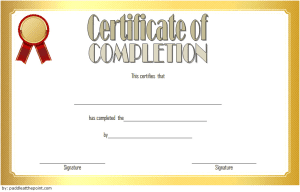 Read more about the article Free Certificate of Training Completion Template (2024 New Achievement Unlock)