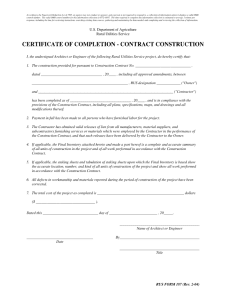 Read more about the article Free Contractor Certificate of Completion Template (87% Building Trust)