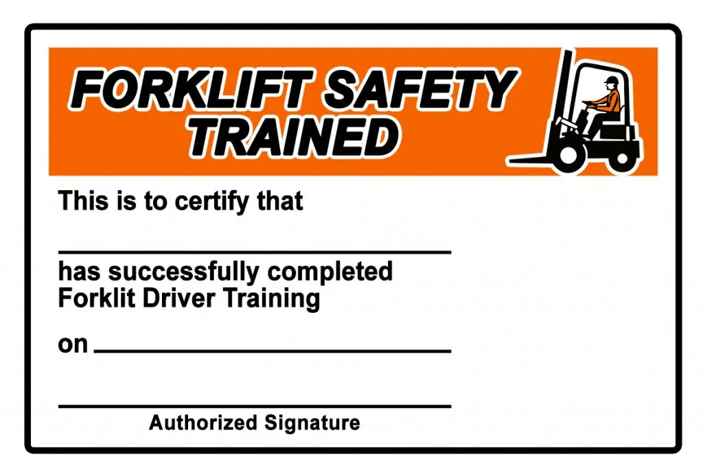 Free Forklift Training Certificate Template (Elevate and Excel 101): PDF, Microsoft Word, printable, customizable, safety, truck, completion.