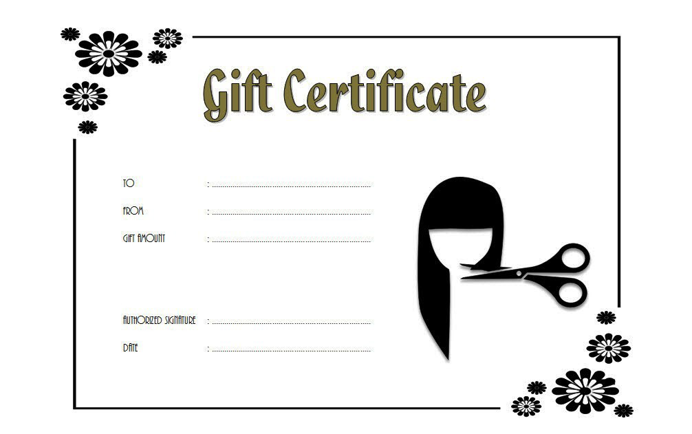 Free Printable Salon Gift Certificate Templates: 2024 Bad Hair Day? This gift certificate is available in Microsoft Word, PDF, editable for hair stylist.