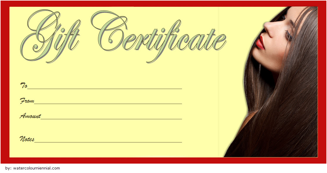 You are currently viewing Free Hair Salon Gift Certificate Template Word: Want to Look 1 Million Bucks?