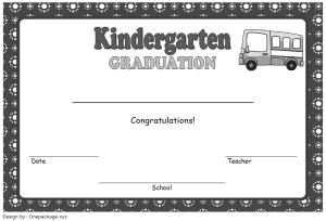 Read more about the article Free Kindergarten Graduation Certificate Template Word (2024 Bright Beginning)