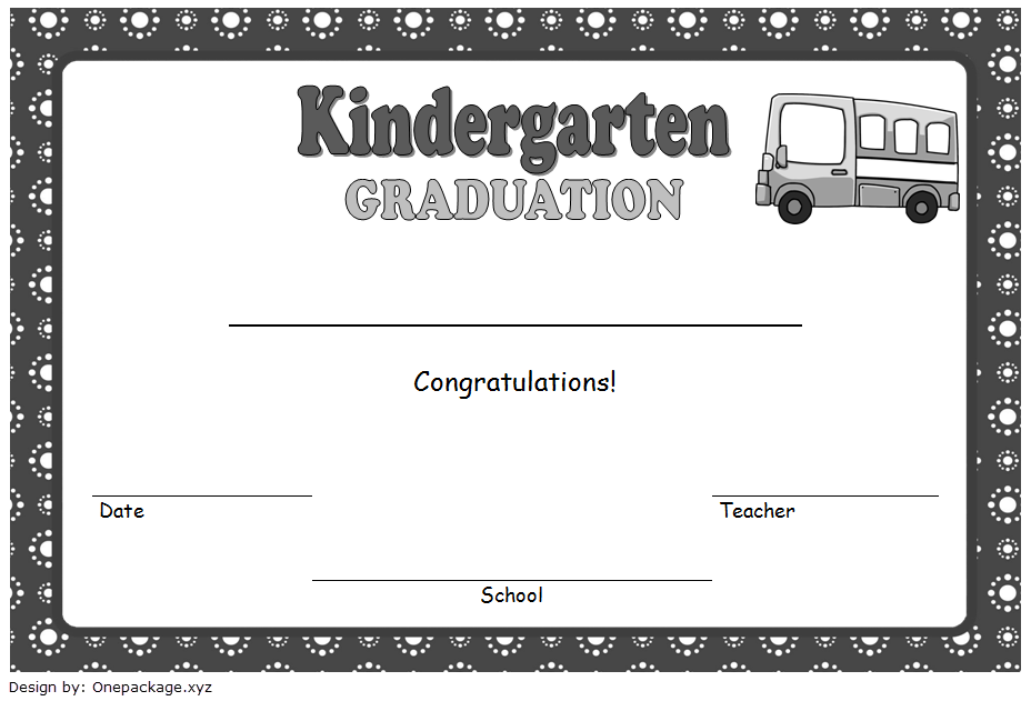 You are currently viewing Free Kindergarten Graduation Certificate Template Word (2024 Bright Beginning)