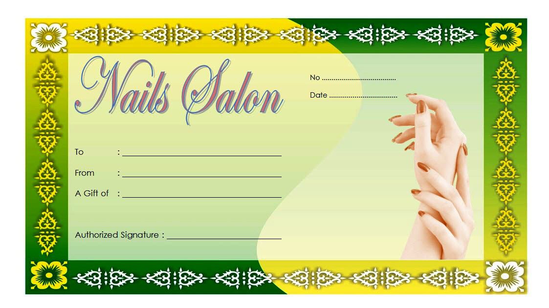 Read more about the article Free Printable Manicure Gift Certificate Template (Polish Your 3rd Day)