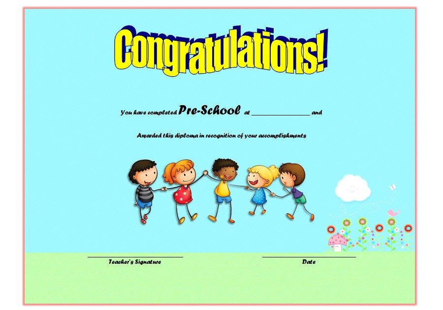 Read more about the article Free Printable Preschool Certificate of Completion (2024 Handcrafted Graduation)
