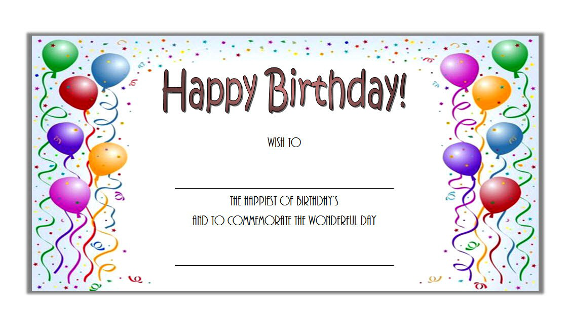 Read more about the article Happy Birthday Gift Certificate Template Free Editable (Celebrate in 2024 Style)