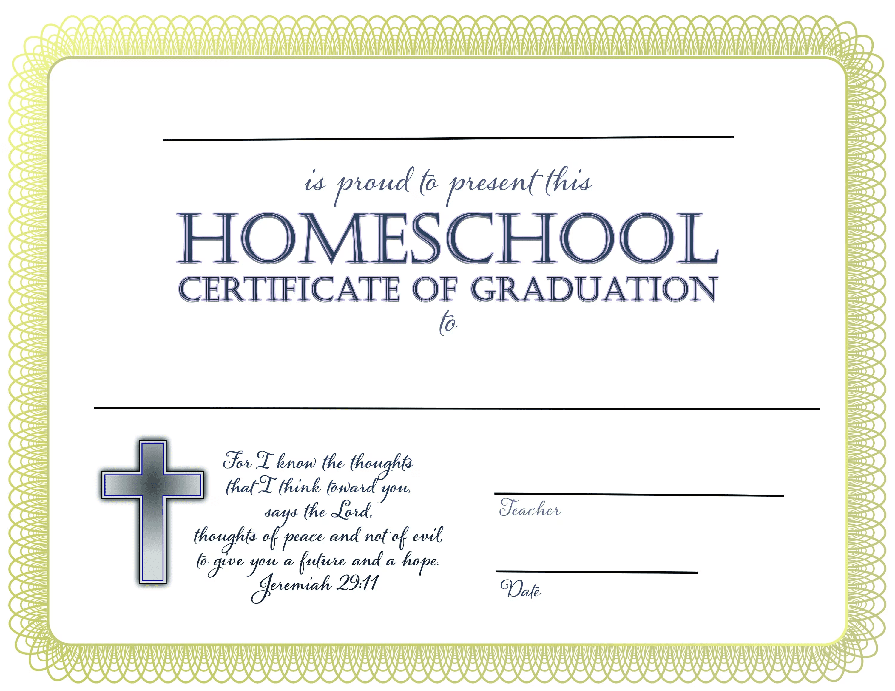 Read more about the article Homeschool Graduation Certificate Template Free Printable (Achieving 10% Academic Excellence)