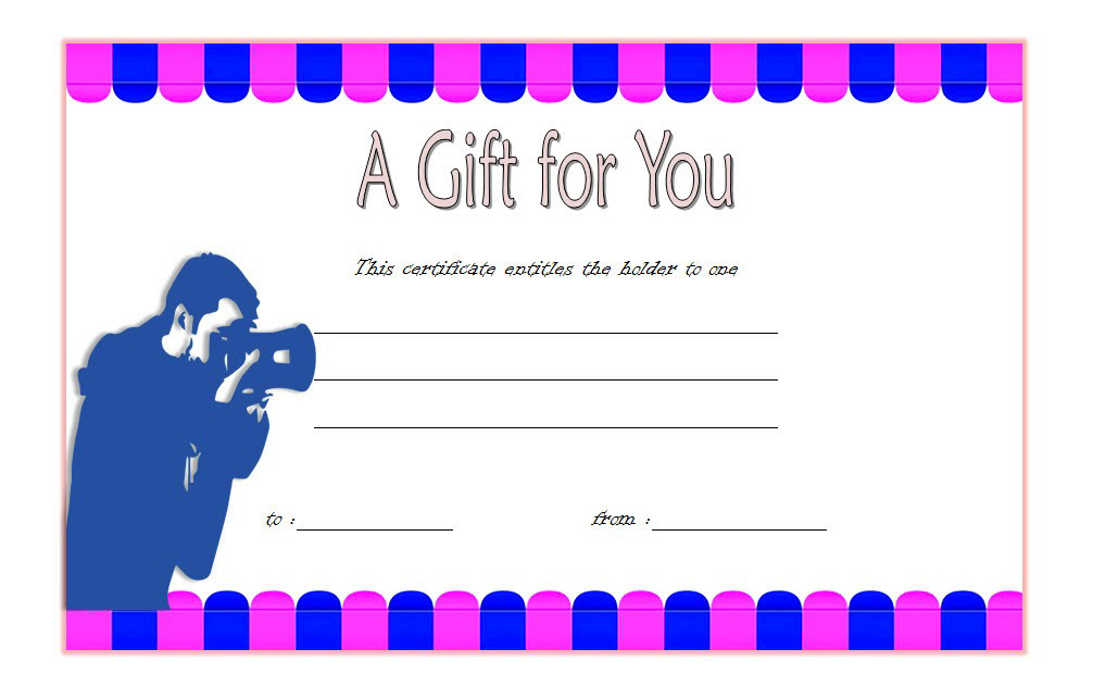 Photography Gift Certificate Template Free Download (1-2-3 Say Cheese): Microsoft Word, PDF, photo shoot, editable, printable, customizable.