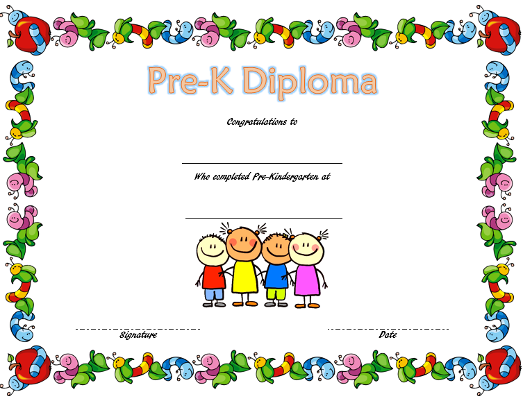 pre-k diploma free printable, pre k graduation diploma free printable, pre-kindergarten diploma template, pre-k diploma editable