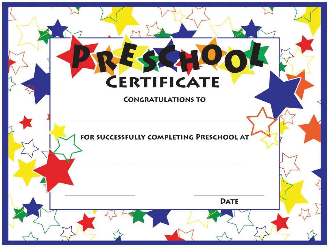 Free Printable Preschool Certificate of Completion (2024 Handcrafted Graduation): graduation, diploma, template, Microsoft Word, PDF, editable.