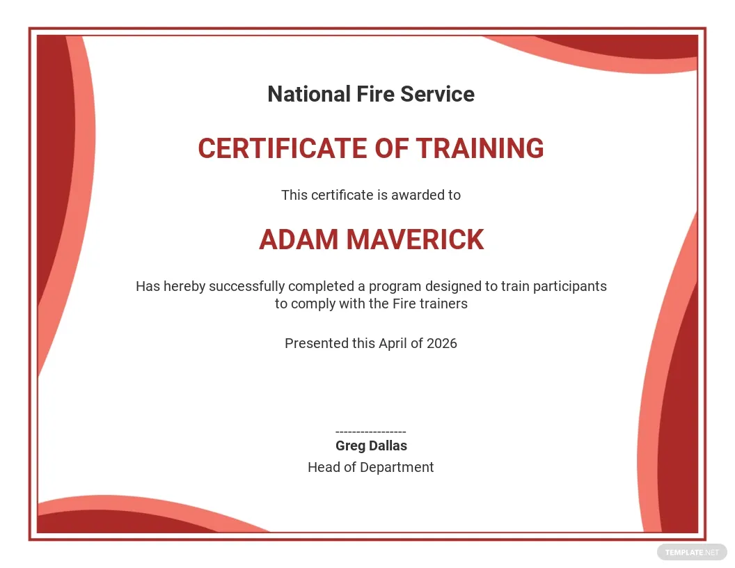Read more about the article Safety Training Certificate Template (90% Master of Disaster)