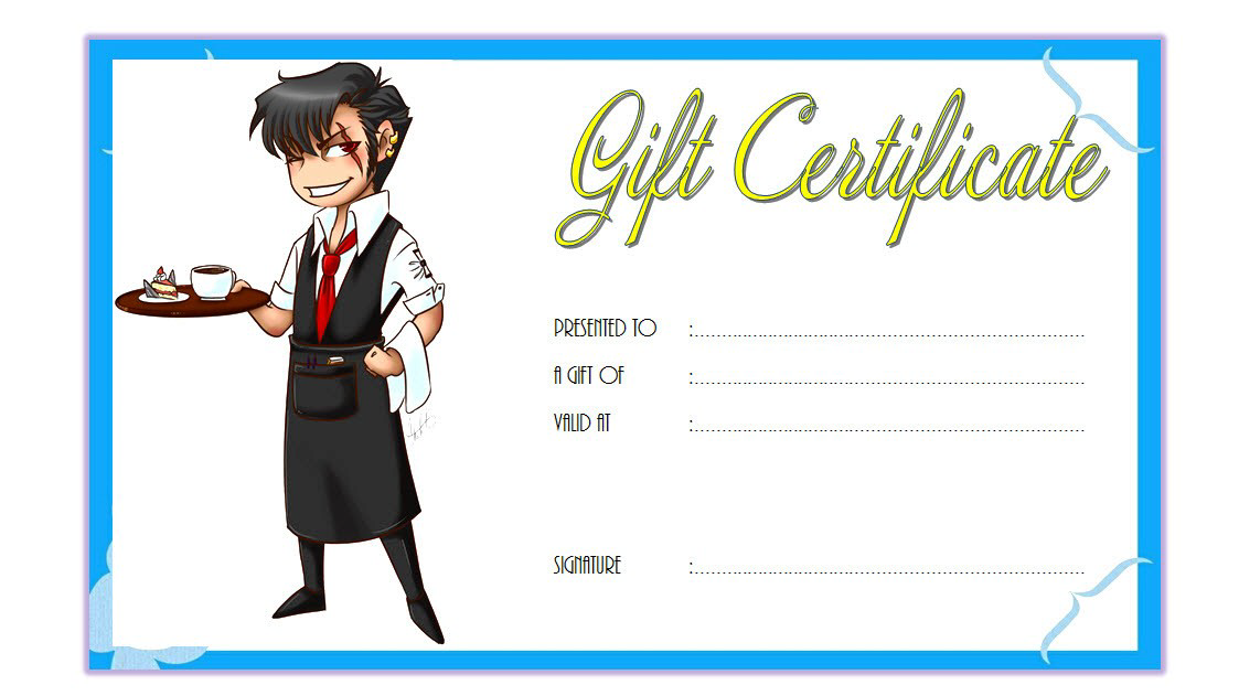 Restaurant Gift Certificate Template Microsoft Word (Free 5 Stars Feasting): downloadable, editable, printable, typical, voucher, dinner, blank.