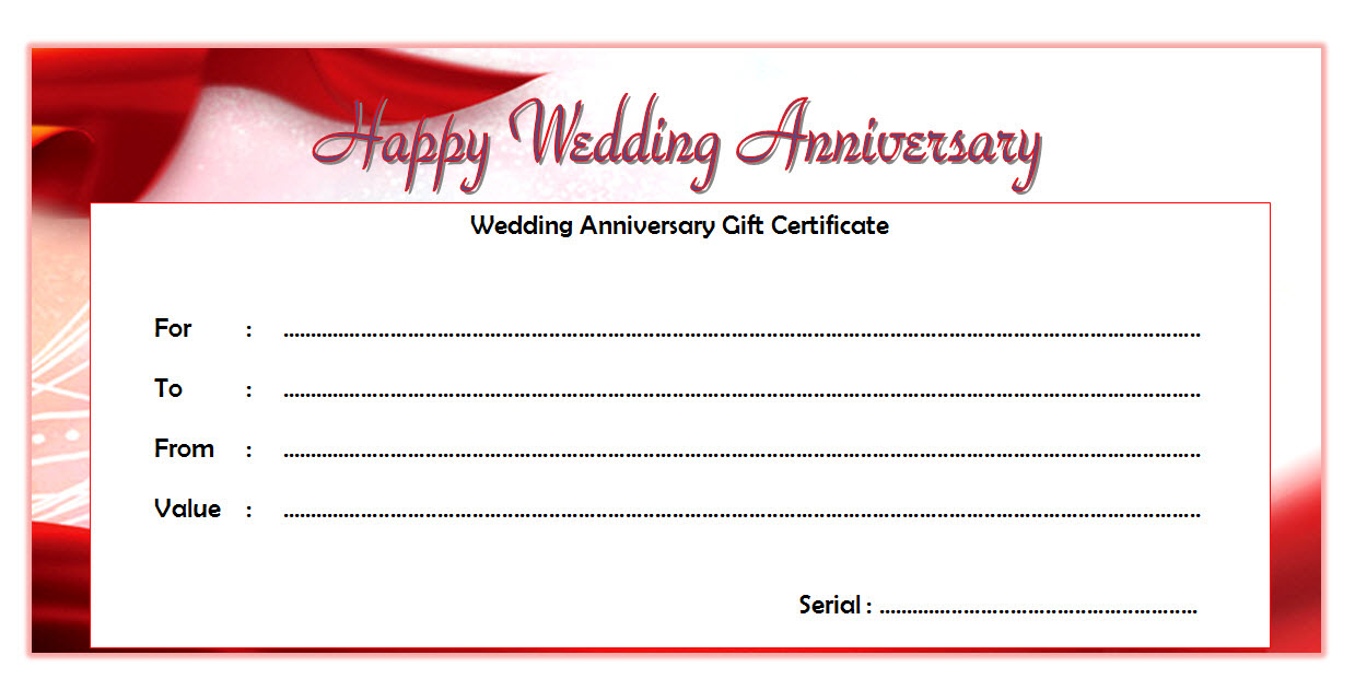 Free Anniversary Gift Certificate Template (2024 Memorable Milestones): Microsoft Word, PDF, editable, printable, customizable, marriage, wedding.