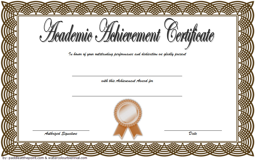 Read more about the article 2024 Perfect Academic Achievement Certificate Template Free Editable