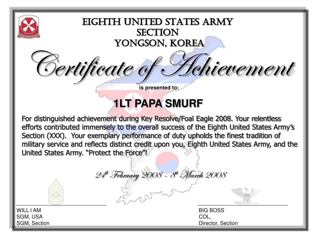 army certificate of achievement template, army achievement medal certificate template, army certificate of achievement memo template, us army certificate of achievement template, army certificate of achievement template ppt, da form 2442 certificate of achievement template, department of the army certificate of achievement template