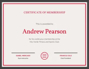 Read more about the article Free Certificate of Membership Template Word (2024 Format)