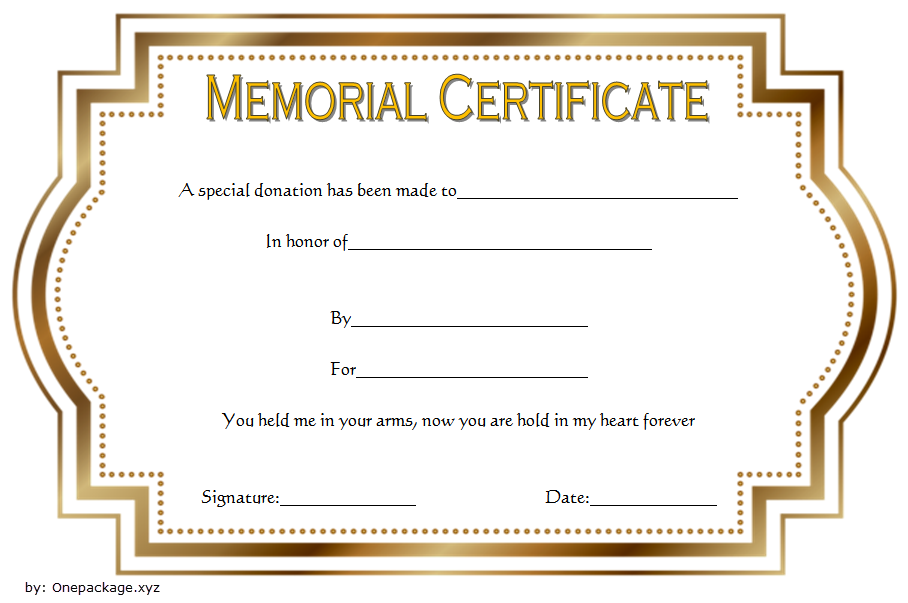 certificate of donation template free, donation in memory of certificate template, certificate of donation in honor of template, donation in honor of certificate template