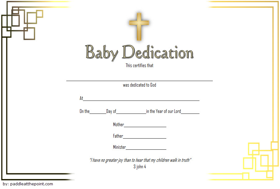 You are currently viewing FREE Baby Dedication Certificate Template (100% New Designs)
