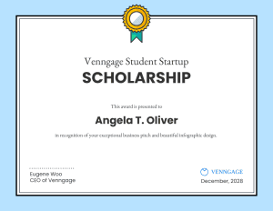 Read more about the article Free Certificate of Scholarship Template (2024 Editable)