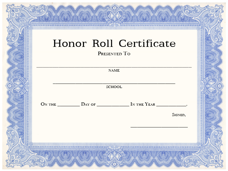 Read more about the article Free Printable Honor Roll Certificate Template (June 21st)